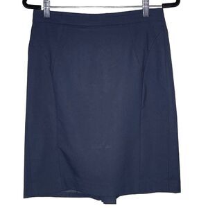 Ann Taylor Navy Pencil Skirt